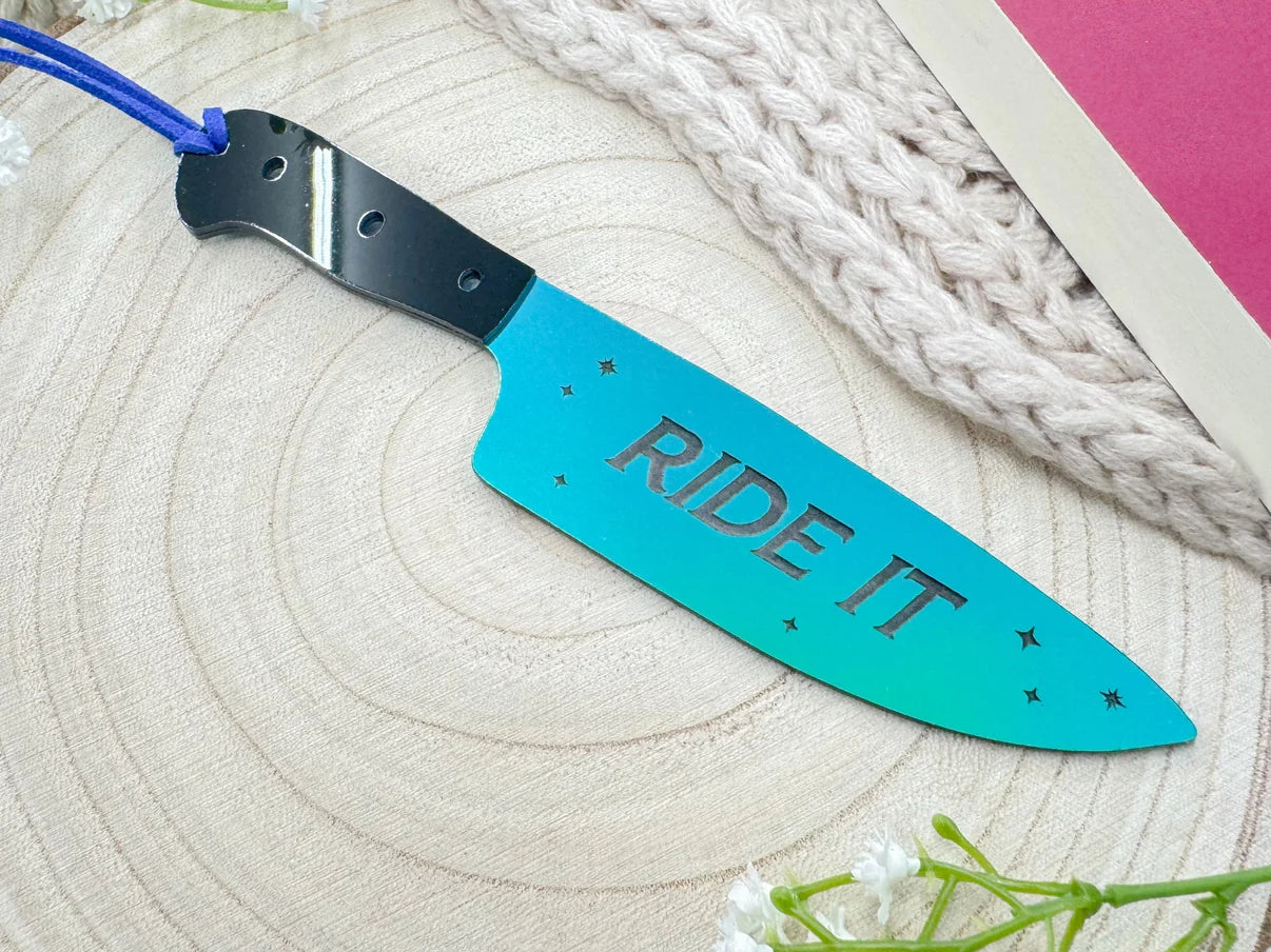 Ride It - Knife Bookmark (Black Tassel)